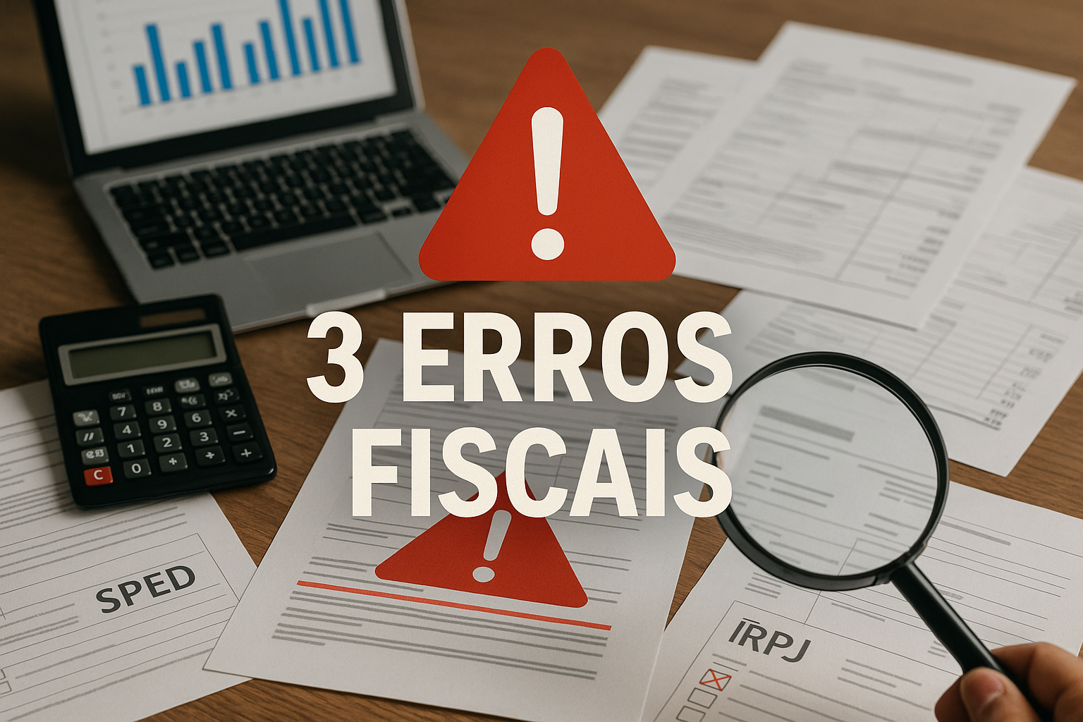 Leia mais sobre o artigo Três Erros Fiscais que Colocam sua Empresa na Mira da Receita Federal (e Como Evitá-los)