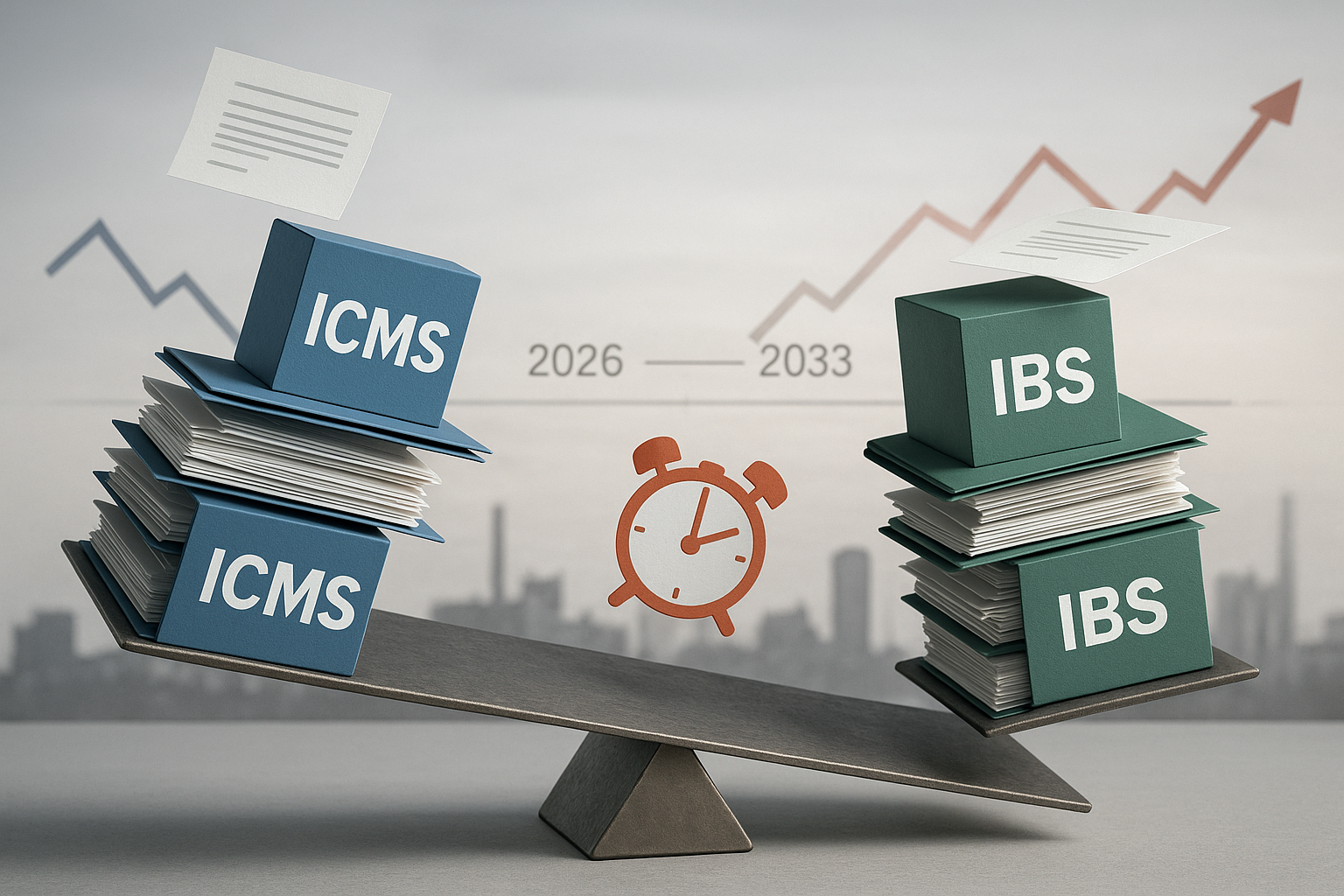 No momento, você está visualizando IBS vs ICMS: Entenda a Transição Que Pode Quebrar Empresas Despreparadas