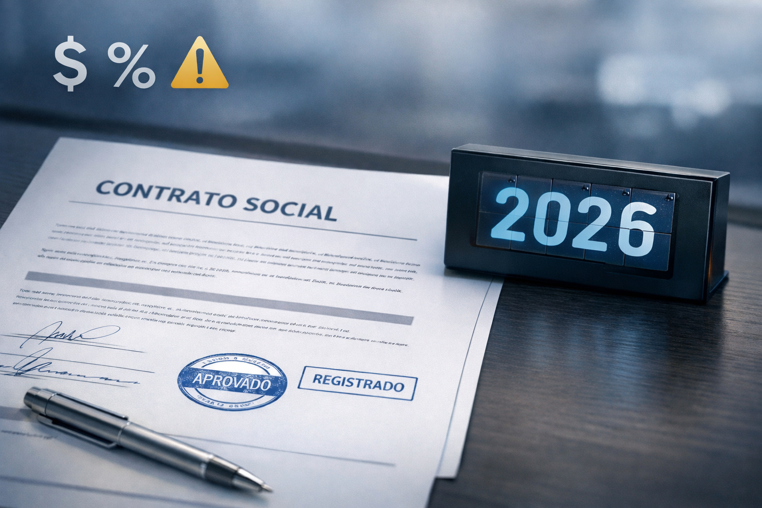 Leia mais sobre o artigo Por Que a Reforma Tributária Transformou seu     Contrato Social em Documento de Risco Fiscal