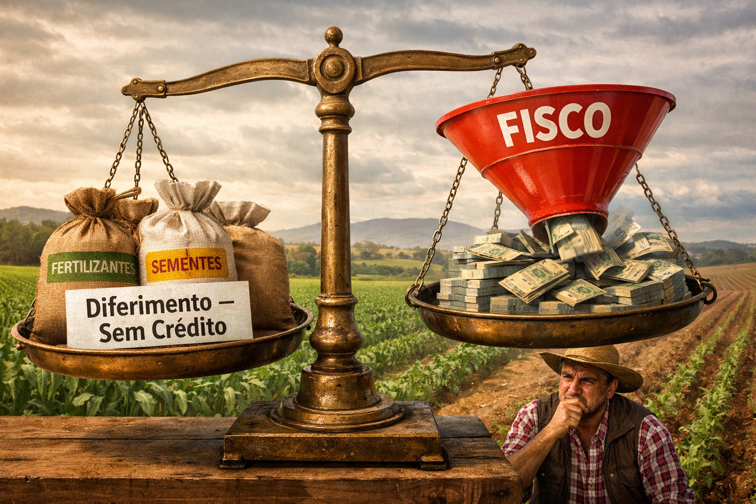 Leia mais sobre o artigo Diferimento de IBS e CBS em Insumos Agrícolas: A Armadilha Tributária que Vai Sufocar o Produtor Rural