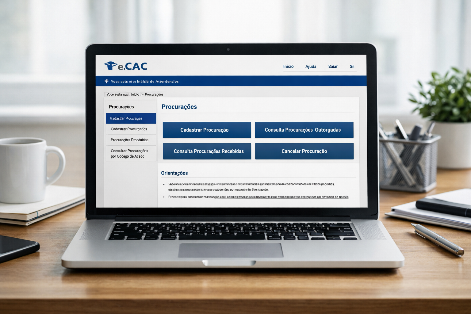 Leia mais sobre o artigo Juvenil Alves, Como Emito Procuração Eletrônica no e-CAC?